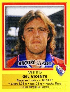 Figurina Matias - Futebol 1999-2000 n. 281 - Panini