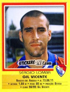 Cromo Sergio Lomba - Futebol 1999-2000 n. 285 - Panini