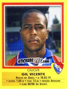 Sticker Guga - Futebol 1999-2000 n. 286 - Panini