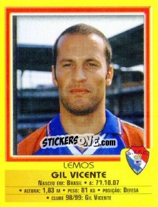 Sticker Lemos - Futebol 1999-2000 n. 290 - Panini