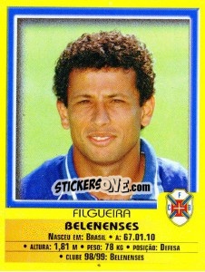 Sticker Filgueira - Futebol 1999-2000 n. 294 - Panini