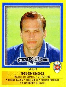 Sticker Seba - Futebol 1999-2000 - Panini