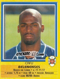 Sticker Cafu - Futebol 1999-2000 n. 304 - Panini