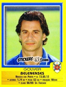 Sticker Gouveia - Futebol 1999-2000 n. 305 - Panini