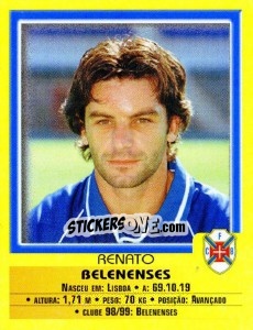 Figurina Renato - Futebol 1999-2000 - Panini
