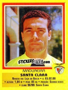 Sticker Madureira - Futebol 1999-2000 n. 309 - Panini
