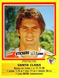 Sticker Patacas - Futebol 1999-2000 n. 310 - Panini