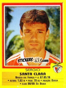 Sticker Sergio - Futebol 1999-2000 - Panini