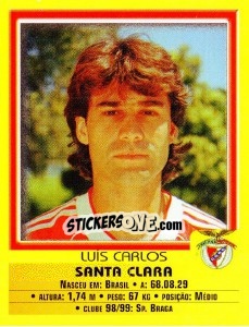 Sticker Luis Carlos - Futebol 1999-2000 - Panini