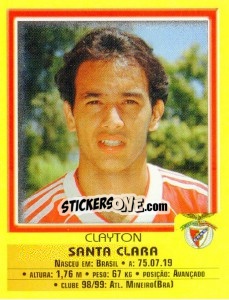 Sticker Clayton - Futebol 1999-2000 n. 316 - Panini
