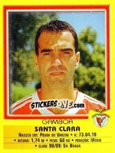 Cromo Gamboa - Futebol 1999-2000 - Panini