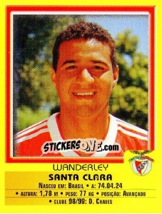 Sticker Wanderley - Futebol 1999-2000 n. 319 - Panini